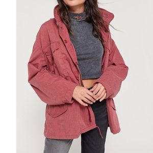 UO Vintage Washed Out Field Jacket in lavender